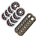 Kółka inline Tempish Radical 84 mm 84A 8-Pack + ABEC 9 16-Pack