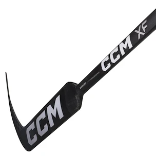 Kompozytowy bramkarski kij hokejowy CCM Tacks XF Black/Grey Junior 21 cali, L (normalna osłona)