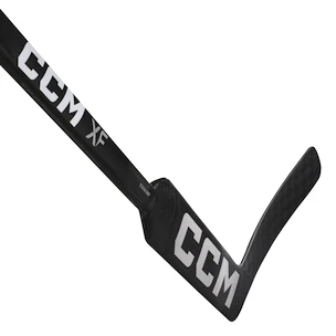 Kompozytowy bramkarski kij hokejowy CCM Tacks XF Black/Grey Junior 21 cali, L (normalna osłona)