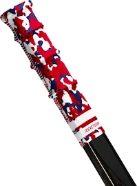 Końcówka kija hokejowego RocketGrip Hole Camo Grip Blue/Red