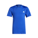 Koszulka chłopięca adidas Aeroready Graphic Bold Blue 140 cm