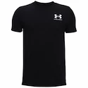 Koszulka chłopięca Under Armour  Sportstyle Left Chest SS Black