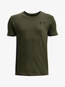 Koszulka chłopięca Under Armour  SPORTSTYLE LEFT CHEST SS-GRN