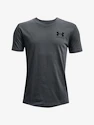 Koszulka chłopięca Under Armour  Sportstyle Left Chest SS-GRY S