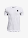 Koszulka chłopięca Under Armour  SPORTSTYLE LEFT CHEST SS-WHT