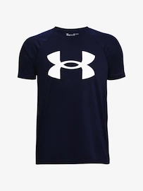 Koszulka chłopięca Under Armour Tech Big Logo SS-NVY