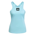 Koszulka damska adidas  Paris Y-Tank Primeblue Aqua M