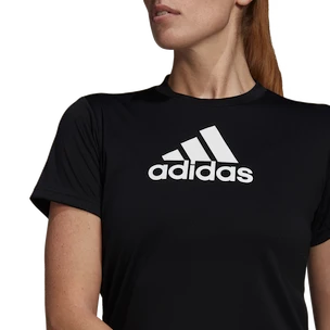 Koszulka damska adidas  Primeblue Designed 2 Move Logo Sport Black XS