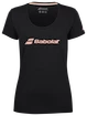 Koszulka damska Babolat  Exercise Babolat Tee Women Black