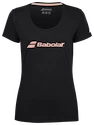 Koszulka damska Babolat  Exercise Babolat Tee Women Black