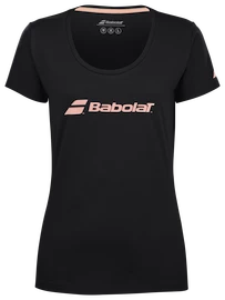 Koszulka damska Babolat Exercise Babolat Tee Women Black