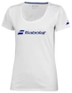 Koszulka damska Babolat  Exercise Babolat Tee Women White