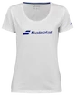 Koszulka damska Babolat  Exercise Babolat Tee Women White