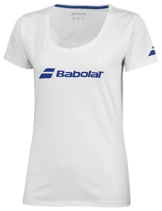 Koszulka damska Babolat  Exercise Babolat Tee Women White