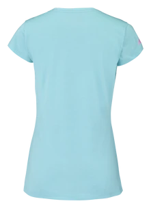 Koszulka damska Babolat  Exercise Flag Tee Women Angel Blue