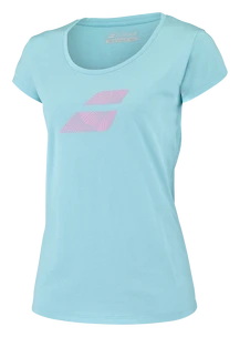 Koszulka damska Babolat  Exercise Flag Tee Women Angel Blue