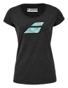 Koszulka damska Babolat  Exercise Flag Tee Women Black Heather L