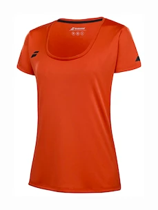 Koszulka damska Babolat  Play Cap Sleeve Top Women Fiesta Red