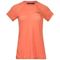 Koszulka damska Bergans  Floyen Wool Tee Orange XS