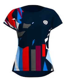 Koszulka damska BIDI BADU New York 2024 Capsleeve Dark Blue/Red