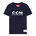 Koszulka damska CCM 125 Anniversary SS Tee Navy