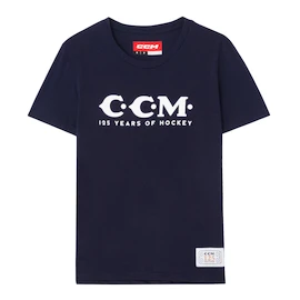 Koszulka damska CCM 125 Anniversary SS Tee Navy