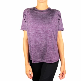 Koszulka damska Endurance Athlecia Pasew Melange Seamless Tee Purple