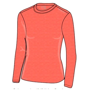 Koszulka damska Endurance  Sustainable X1 Elite LS Tee Salmon 38