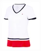 Koszulka damska Fila  T-Shirt Elisabeth White/Fila Red