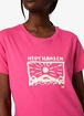 Koszulka damska Helly Hansen  F2F Organic Cotton T-Shirt Cascadia Pink