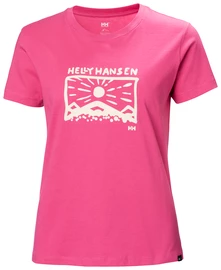 Koszulka damska Helly Hansen F2F Organic Cotton T-Shirt Cascadia Pink