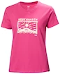 Koszulka damska Helly Hansen  F2F Organic Cotton T-Shirt Cascadia Pink S