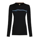 Koszulka damska Icebreaker Merino 200 Oasis LS Crewe Mountain Pulse Black