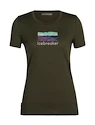 Koszulka damska Icebreaker  Tech Lite II SS Tee Trailhead Loden M