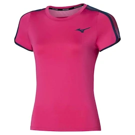 Koszulka damska Mizuno Frontier Tee W Fuchsia Purple