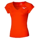 Koszulka damska Mizuno  Tee Mandarin Red M