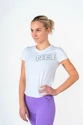 Koszulka damska Nebbia  FIT Activewear Functional T-shirt with Short Sleeves white