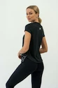 Koszulka damska Nebbia  FIT Activewear T-Shirt “Airy” with Reflective Logo black