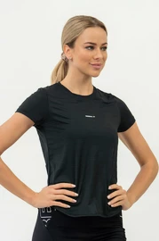 Koszulka damska Nebbia FIT Activewear T-Shirt “Airy” with Reflective Logo black