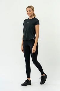 Koszulka damska Nebbia  FIT Activewear T-Shirt “Airy” with Reflective Logo black