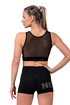 Koszulka damska Nebbia Intense Gold Mesh Mini Top 830 black