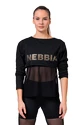 Koszulka damska Nebbia Intense Mesh T-shirt 805 black