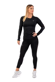 Koszulka damska Nebbia Long Sleeve Smart Pocket Sporty Top 418 black