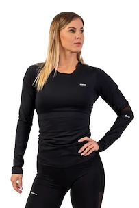 Koszulka damska Nebbia  Long Sleeve Smart Pocket Sporty Top 418 black