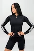 Koszulka damska Nebbia  Long Sleeve Zipper Top WINNER black