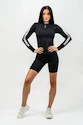 Koszulka damska Nebbia  Long Sleeve Zipper Top WINNER black