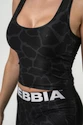 Koszulka damska Nebbia  NATURE-INSPIRED Sporty crop top “Racer back” black