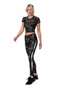 Koszulka damska Nebbia Ocean Selected Crop top Active 568 volcanic black