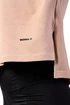 Koszulka damska Nebbia  Organic Cotton Loose Fit “The Minimalist” Crop Top 417 salmon