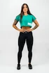 Koszulka damska Nebbia POWERHOUSE Oversized Crop Top green